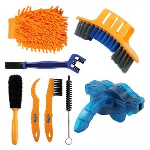 8 Pcs Bicycle Cleaning Brush Tool kit