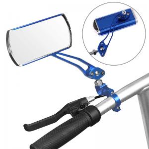 Alloy bike rear view mirror