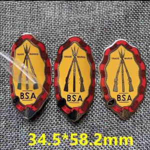 BSA bike badge, head badge decal sticker