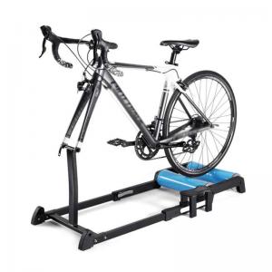 Bicycle roller trainer bike riding platform (fork mount)