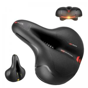 Big butt bicycle seat with reflective sticker