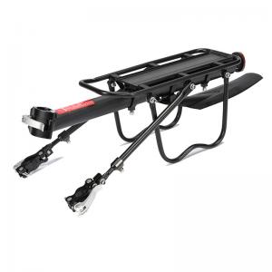 H27-6014 Bike luggage carrier cargo rack+mudguard