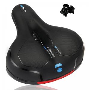 Bike saddle bicycle seat with reflective sticker