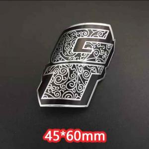 GT bike badge, head badge decal sticker, engraved