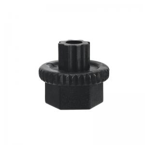 Nylon bike crank cap tool