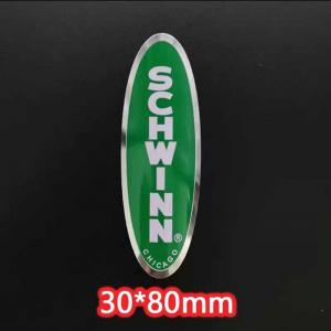 SCHWINN bike badge, head badge decal sticker 30x80mm